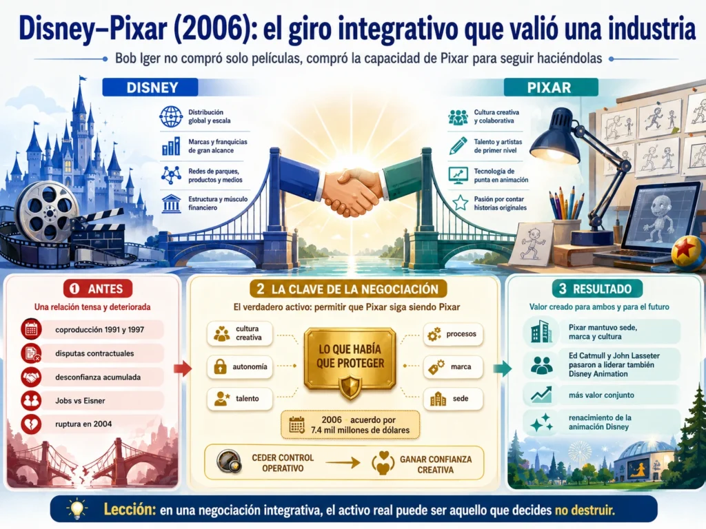 Negociación Disney Pixar